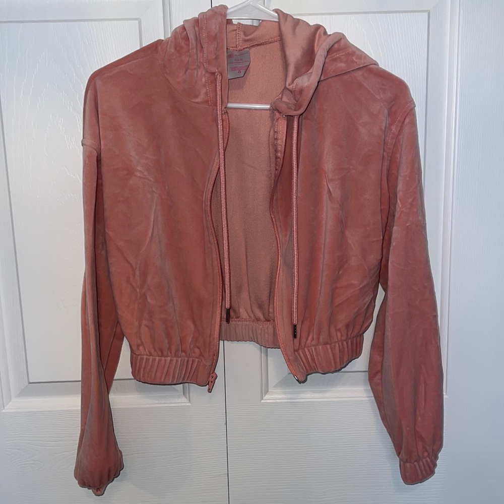 90’s Style velour track jacket